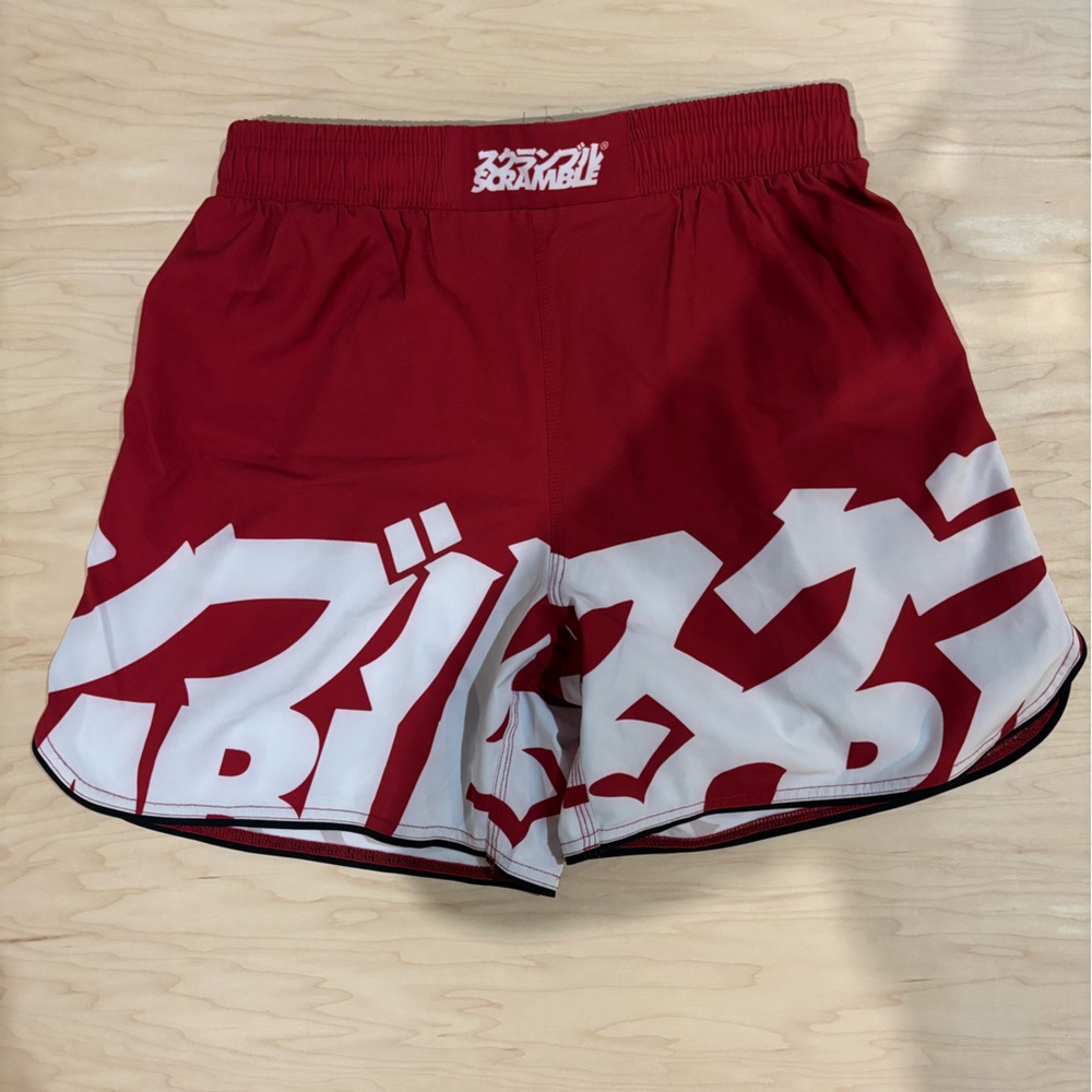 Scramble Brand Red Baka Jiu Jitsu Shorts
